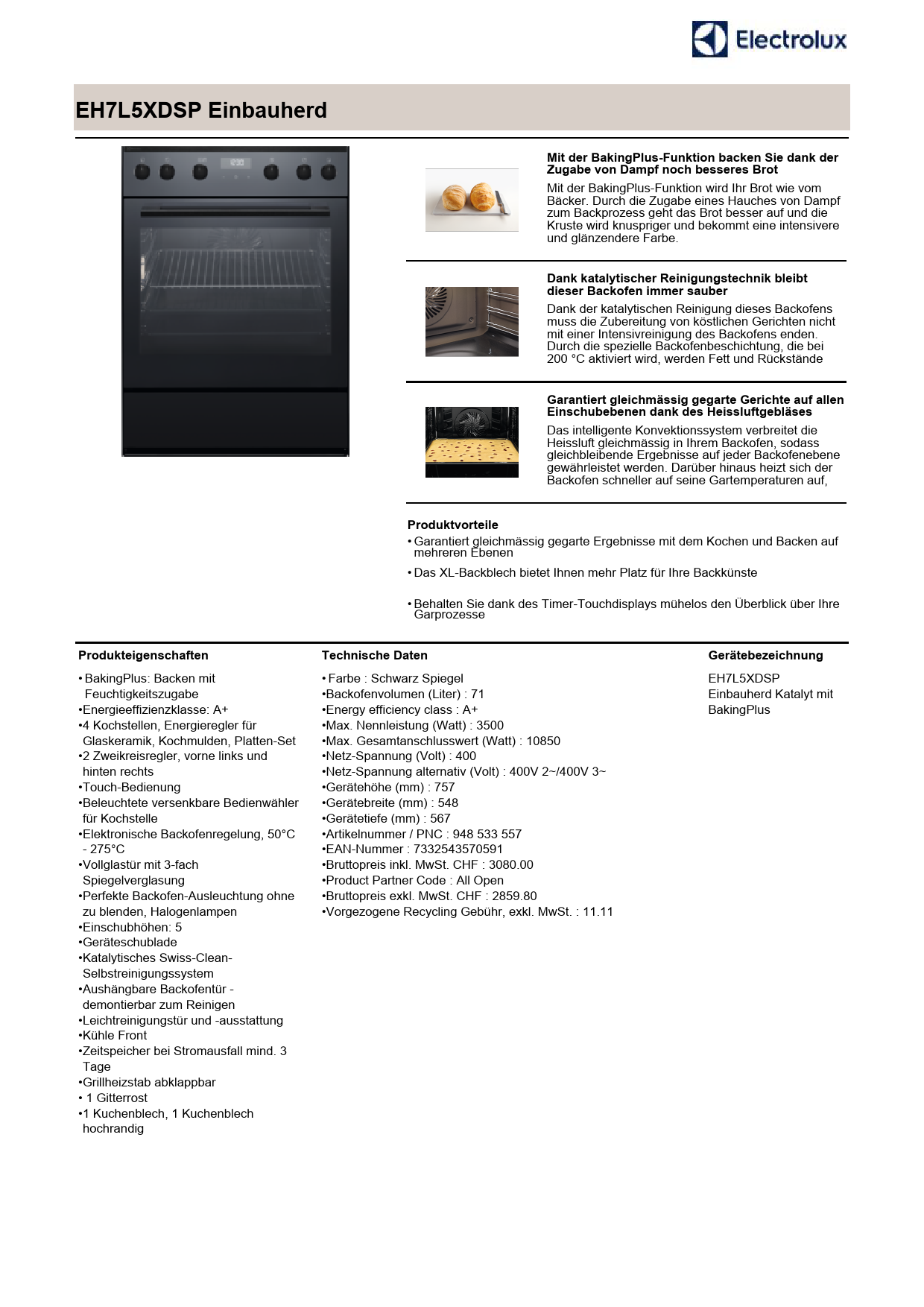 Electrolux Four Mode Demploi