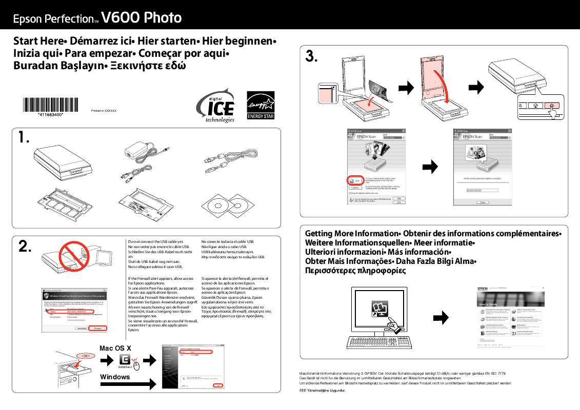 Notice EPSON V600 scanner Trouver une solution à un problème EPSON