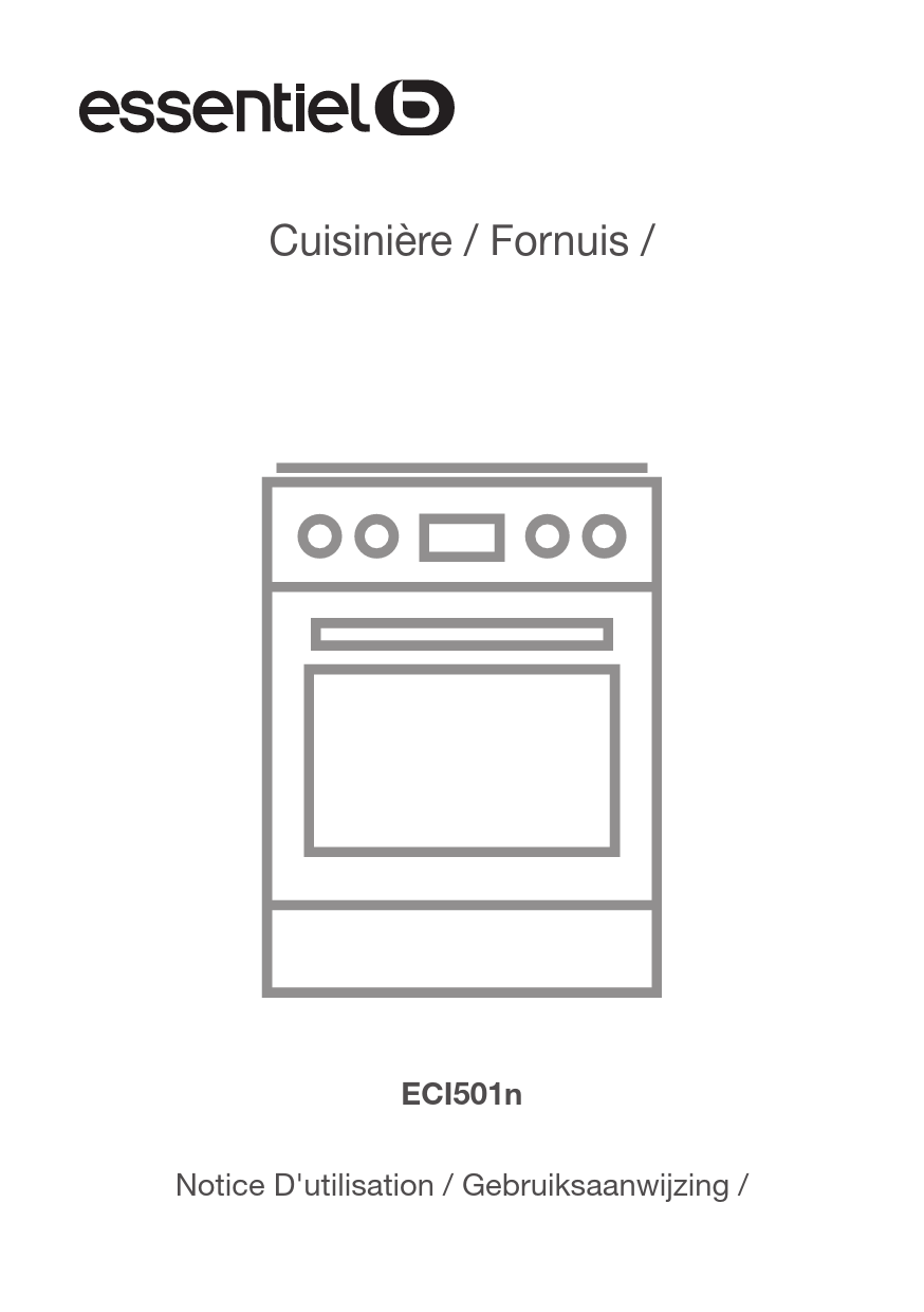 Cuisinière induction ESSENTIELB ECI501n