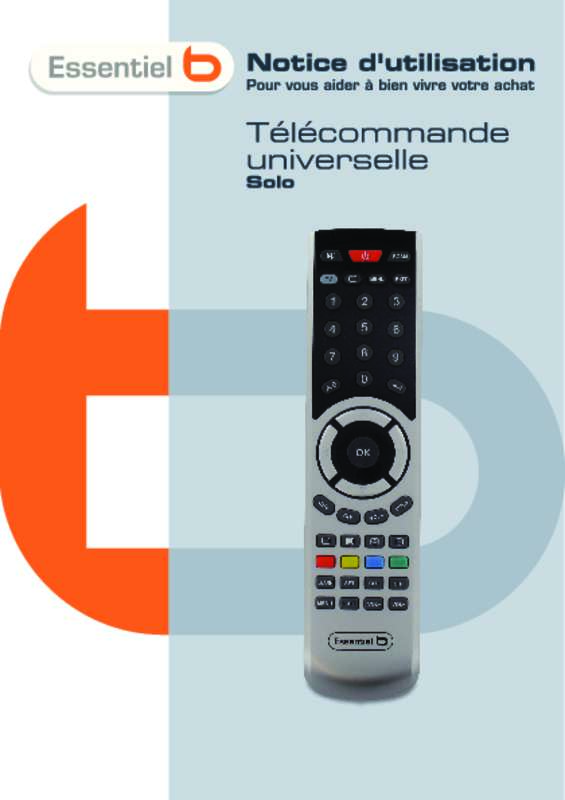 ESSENTIEL B, TELECOMMANDE TV RC4390