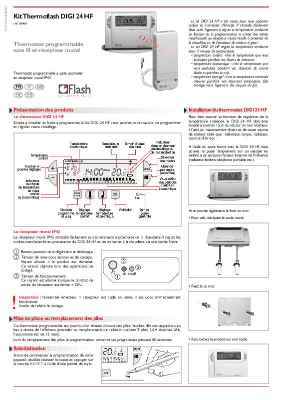 flash thermoflash digi 2 english manuals