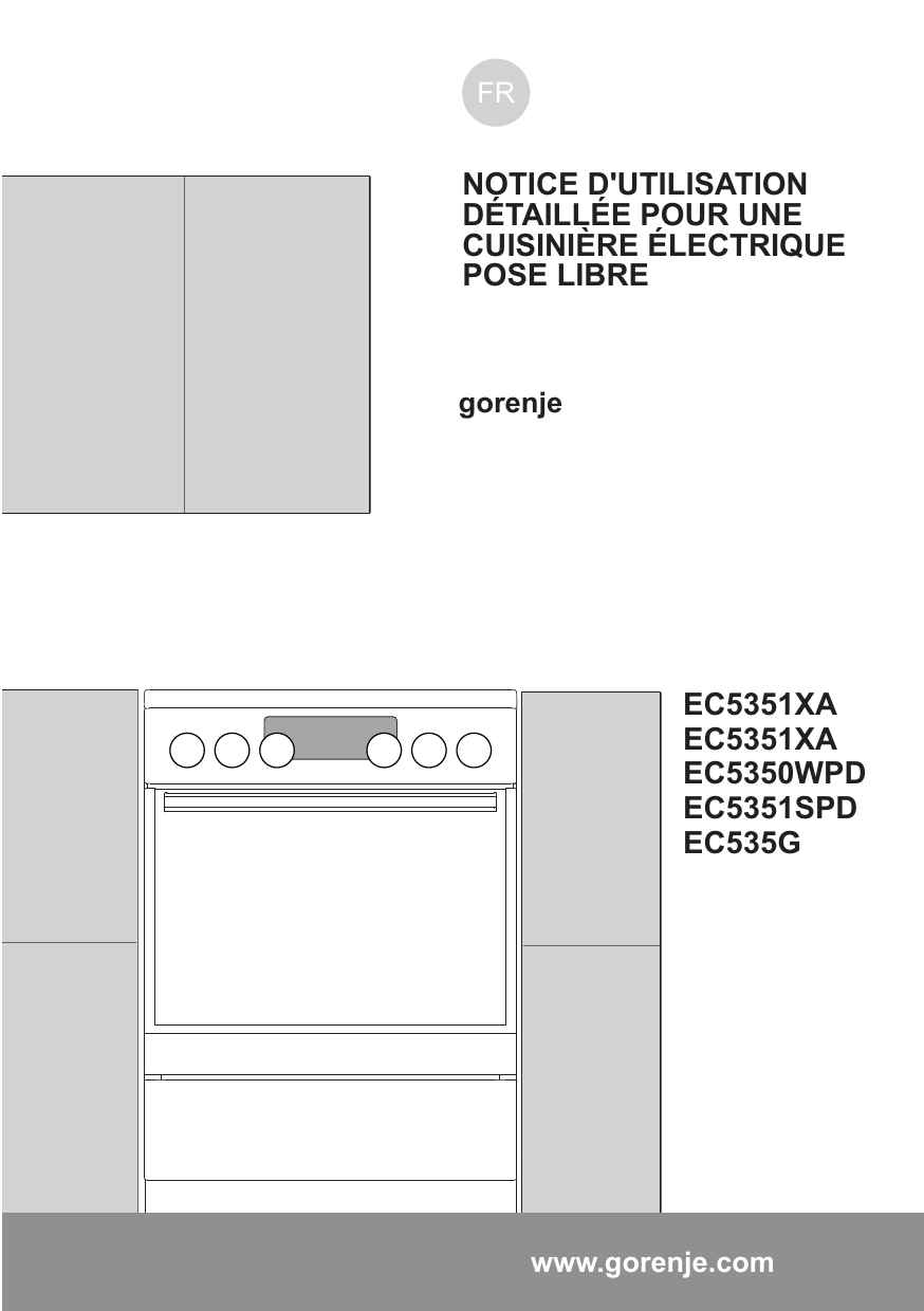 Notice four GORENJE EC5351WA Trouver une solution à un problème GORENJE