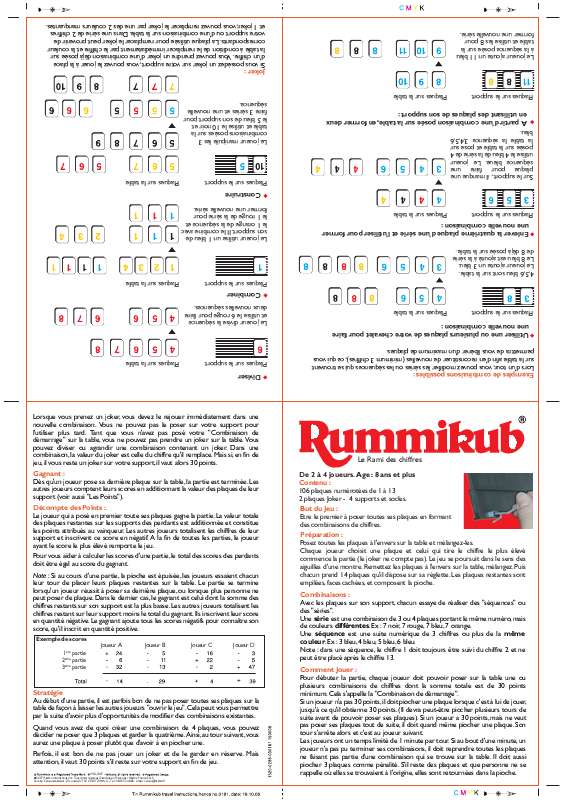 Notice HASBRO RUMMIKUB VOYAGE - micro-ordinateur portable Trouver