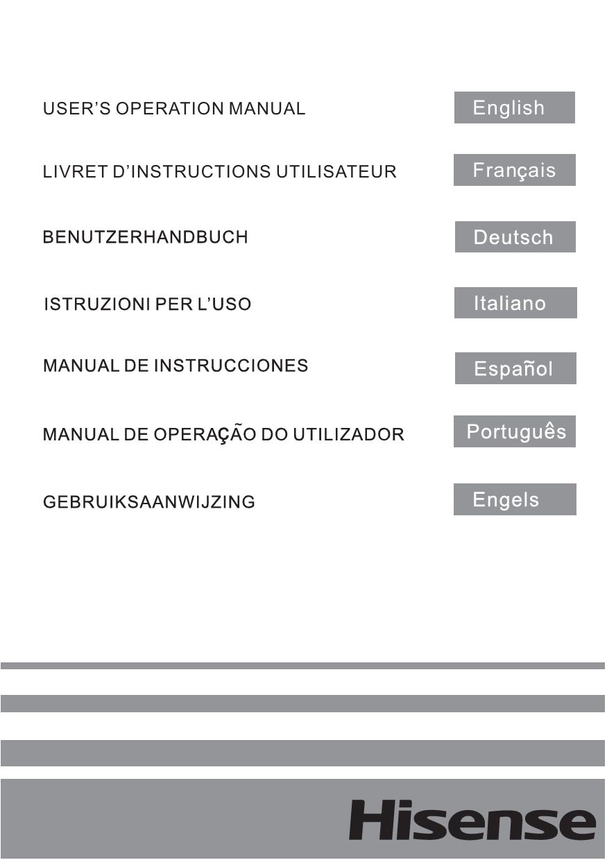 Mode d'emploi HISENSE RQ758N4SAI1