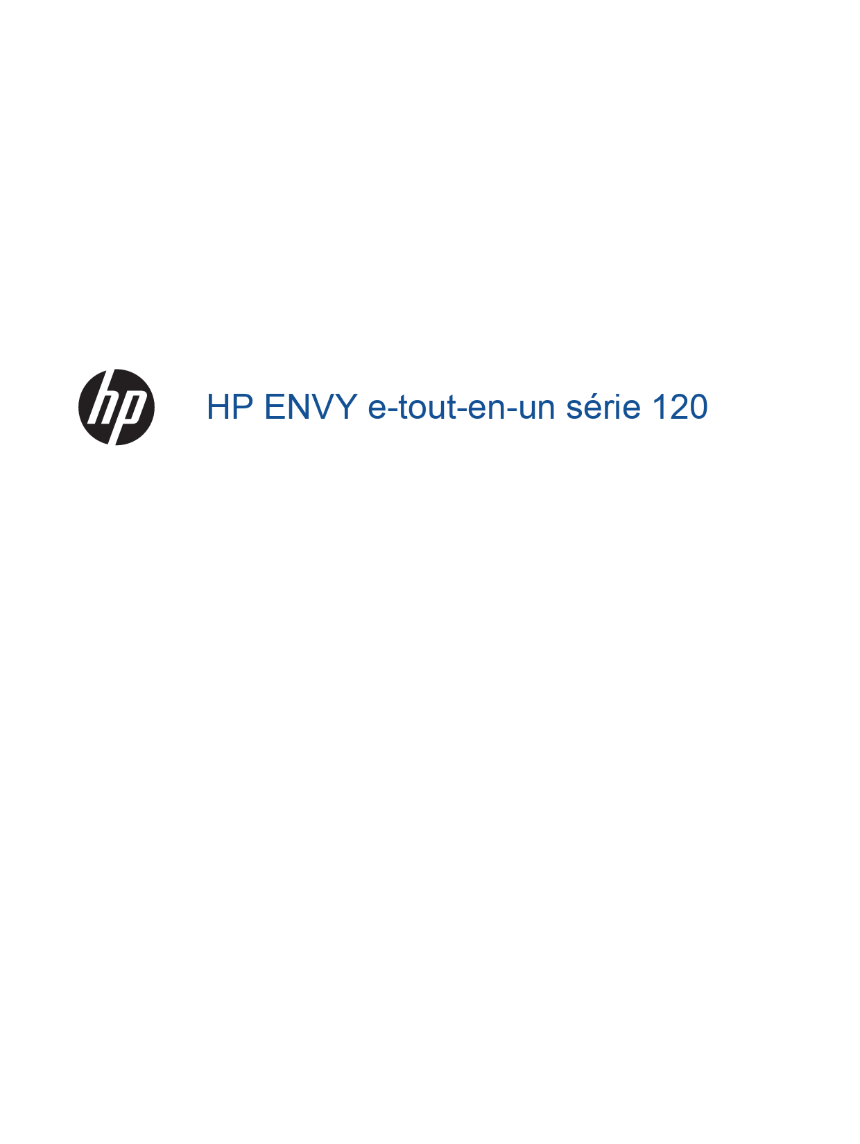 Mode d'emploi HP ENVY 120 E