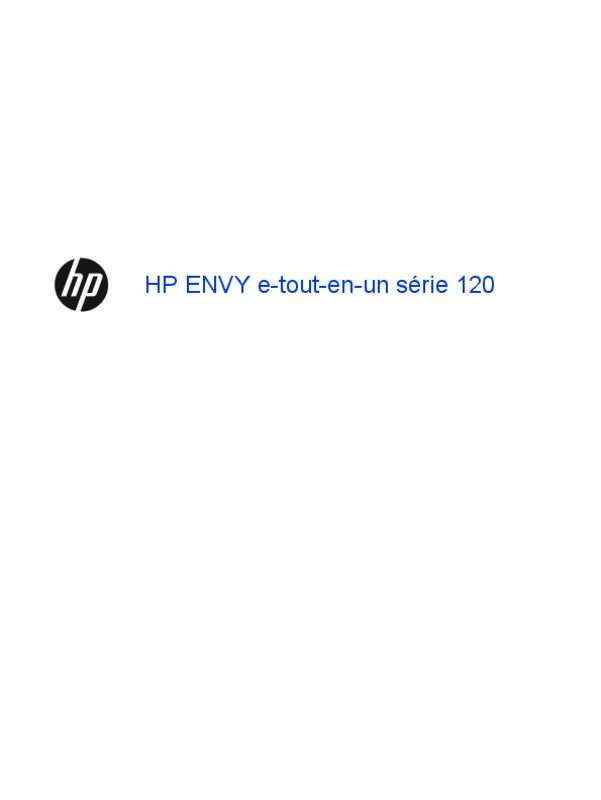 Mode d'emploi HP ENVY 120