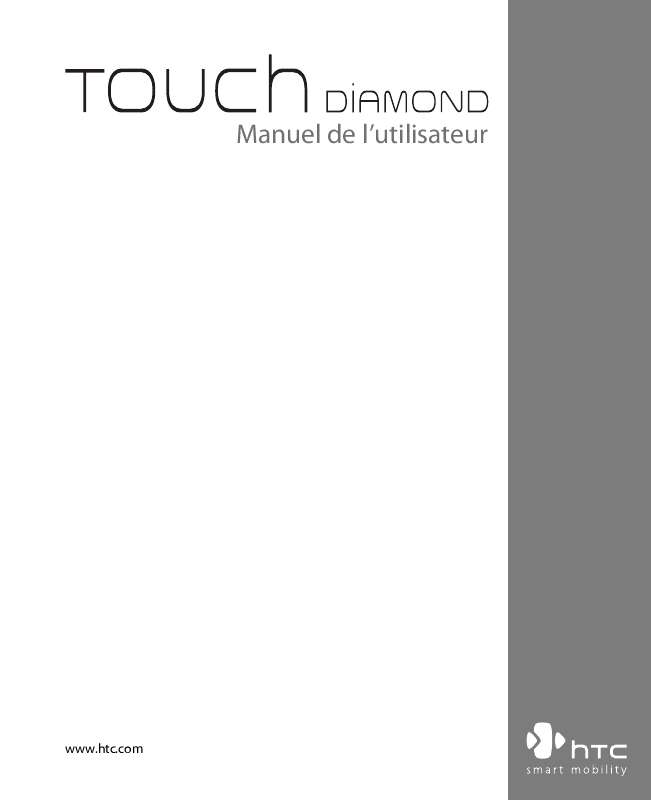 Mode d'emploi HTC TOUCH DIAMOND