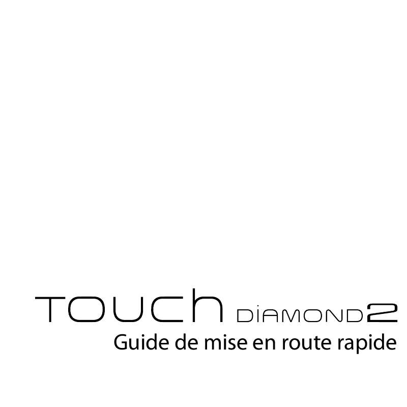 Mode d'emploi HTC TOUCH DIAMOND2