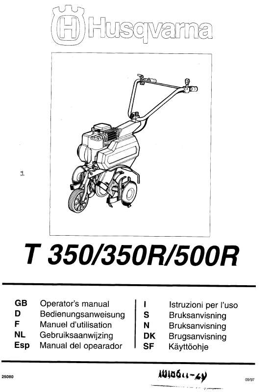 Notice HUSQVARNA T350 tronçonneuse Trouver une solution à un problème
