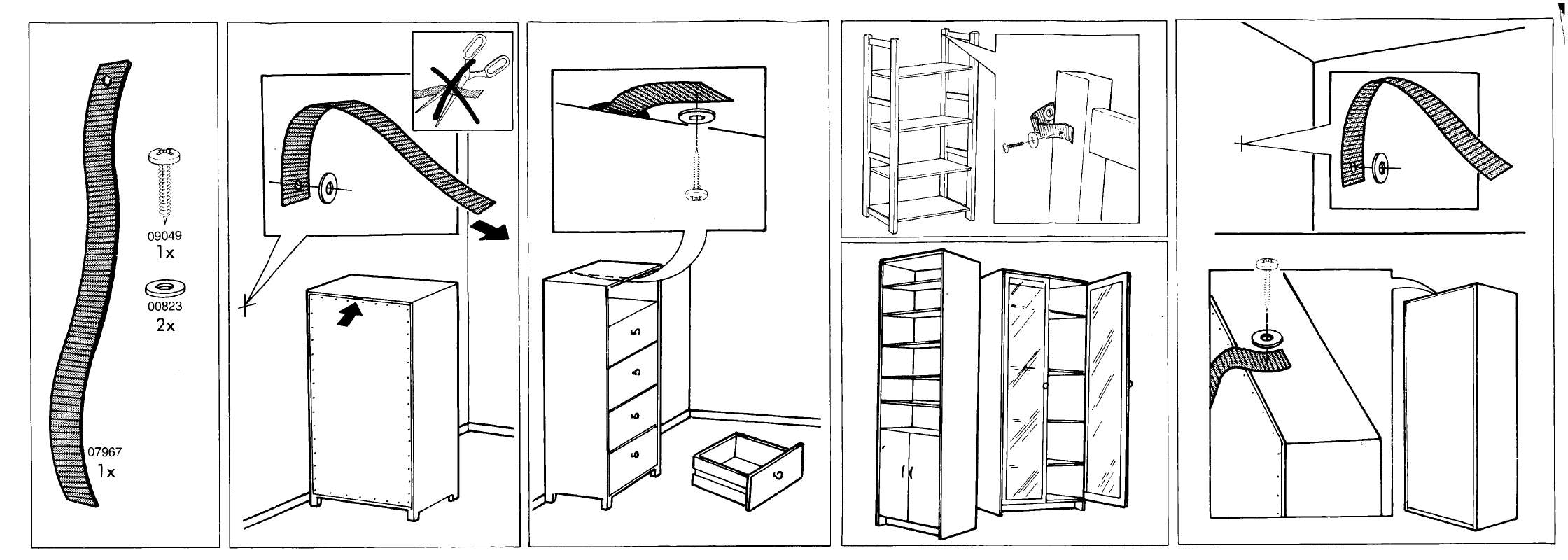 Mode d'emploi IKEA ANTI-TOPPLE DEVICE