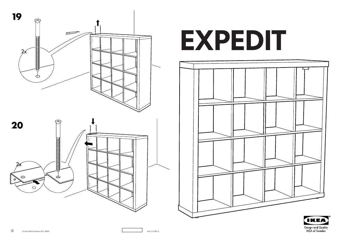 Mode d'emploi IKEA EXPEDIT