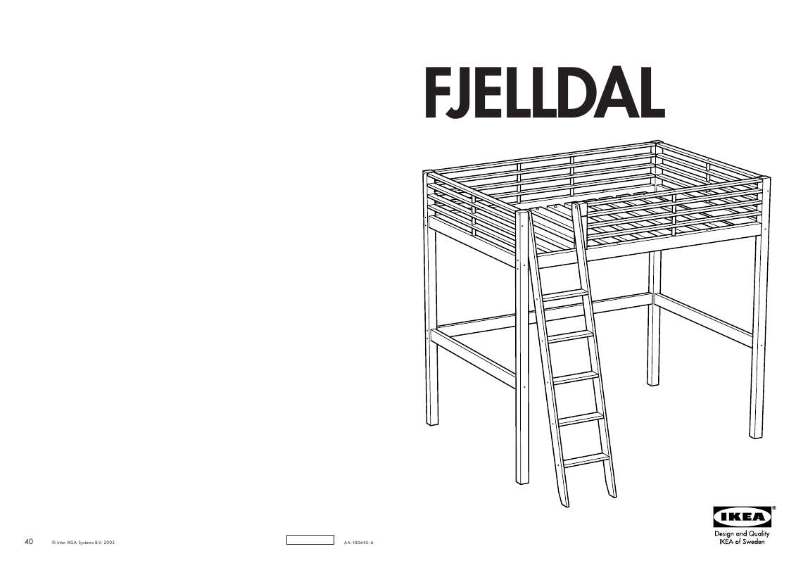 Mode d'emploi IKEA FJELLDAL