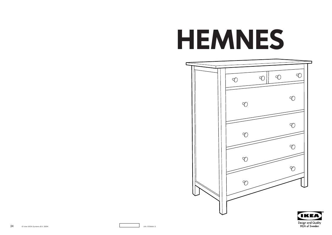 Mode d'emploi IKEA HEMNES