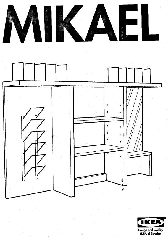 Mode d'emploi IKEA MIKAEL N EL COMP 140X90 MOT BOU/BLA
