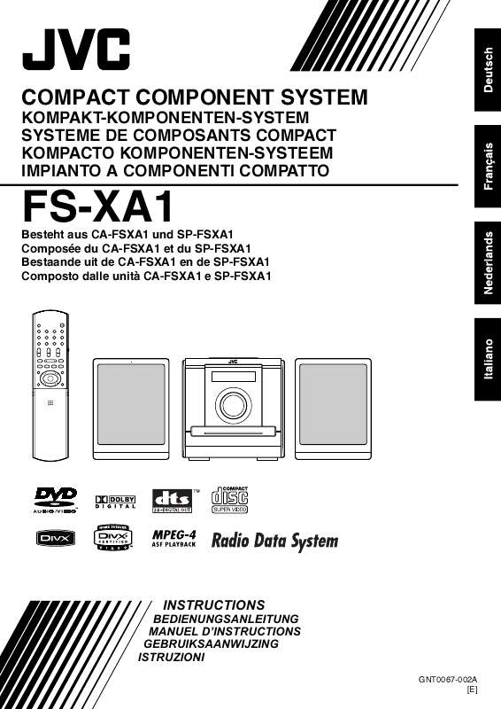 Notice Jvc Fs Xa Trouver Une Solution Un Probl Me Jvc Fs Xa Mode D Emploi Jvc Fs Xa Fran Ais