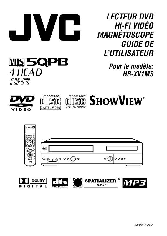 Notice Jvc Hr Xv Ms Trouver Une Solution Un Probl Me Jvc Hr Xv Ms Mode D Emploi Jvc Hr Xv Ms