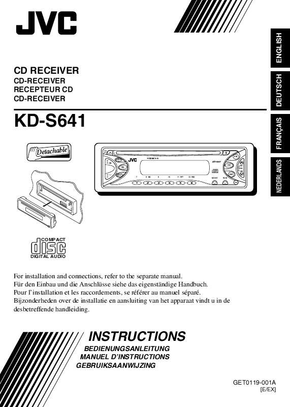 Notice Jvc Kd S Autoradio Trouver Une Solution Un Probl Me Jvc