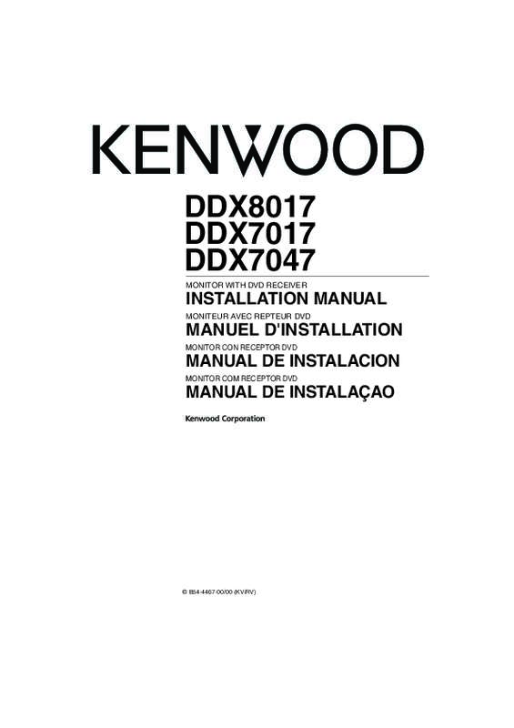 Mode d'emploi KENWOOD DDX7017