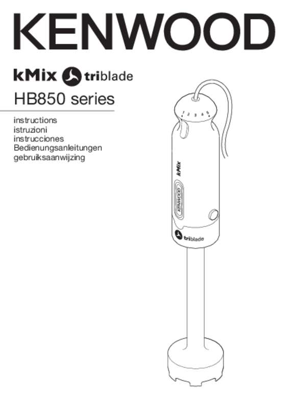 Mode d'emploi KENWOOD HB891 KMIX