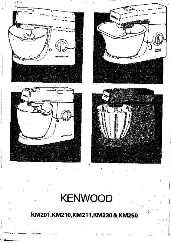 Mode d'emploi KENWOOD KM201