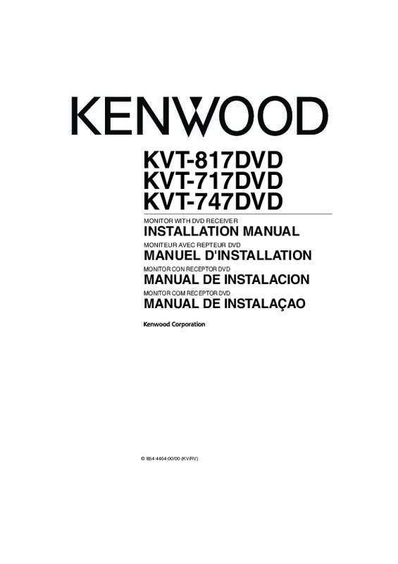 Mode d'emploi KENWOOD KVT-717DVD