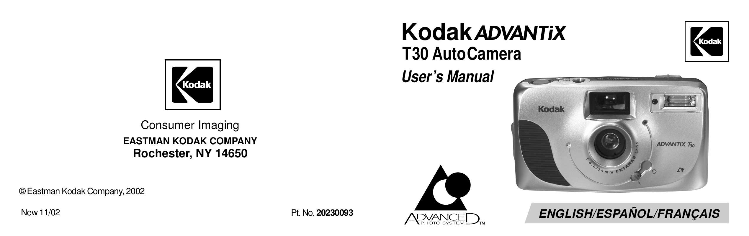 kodak advantix t30