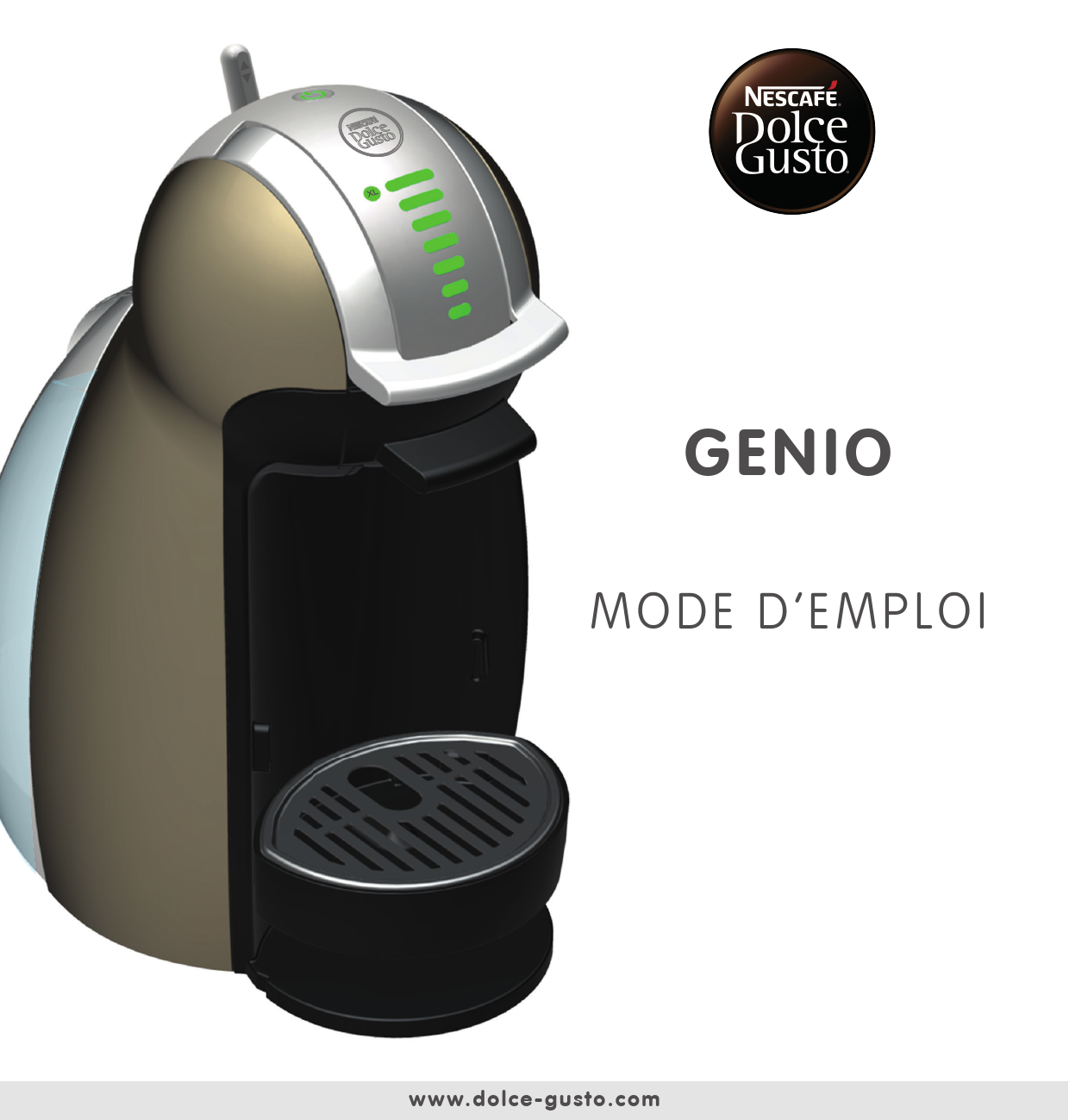 Mode d'emploi machine à café GENIO® S