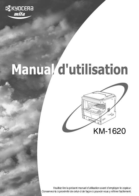 Notice KYOCERA KM-1620 - photocopieur Trouver une solution à un ...