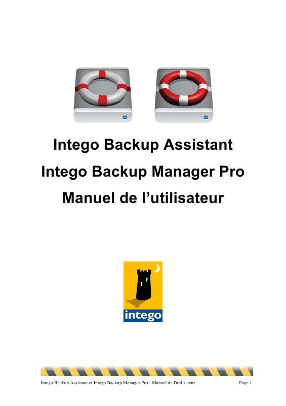 Mode d'emploi LACIE INTEGO BACKUP ASSISTANT