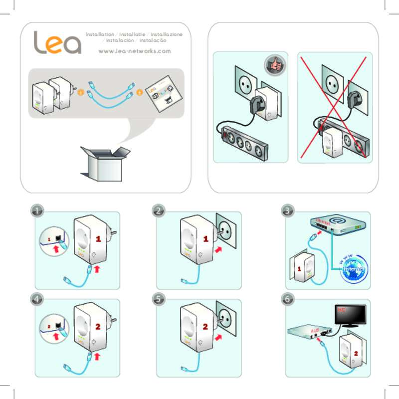 Notice LEA NETSOCKET500 NANO TRIO - cpl Trouver une solution à un ...