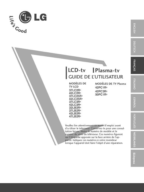 Mode d'emploi LG 47LB2RF
