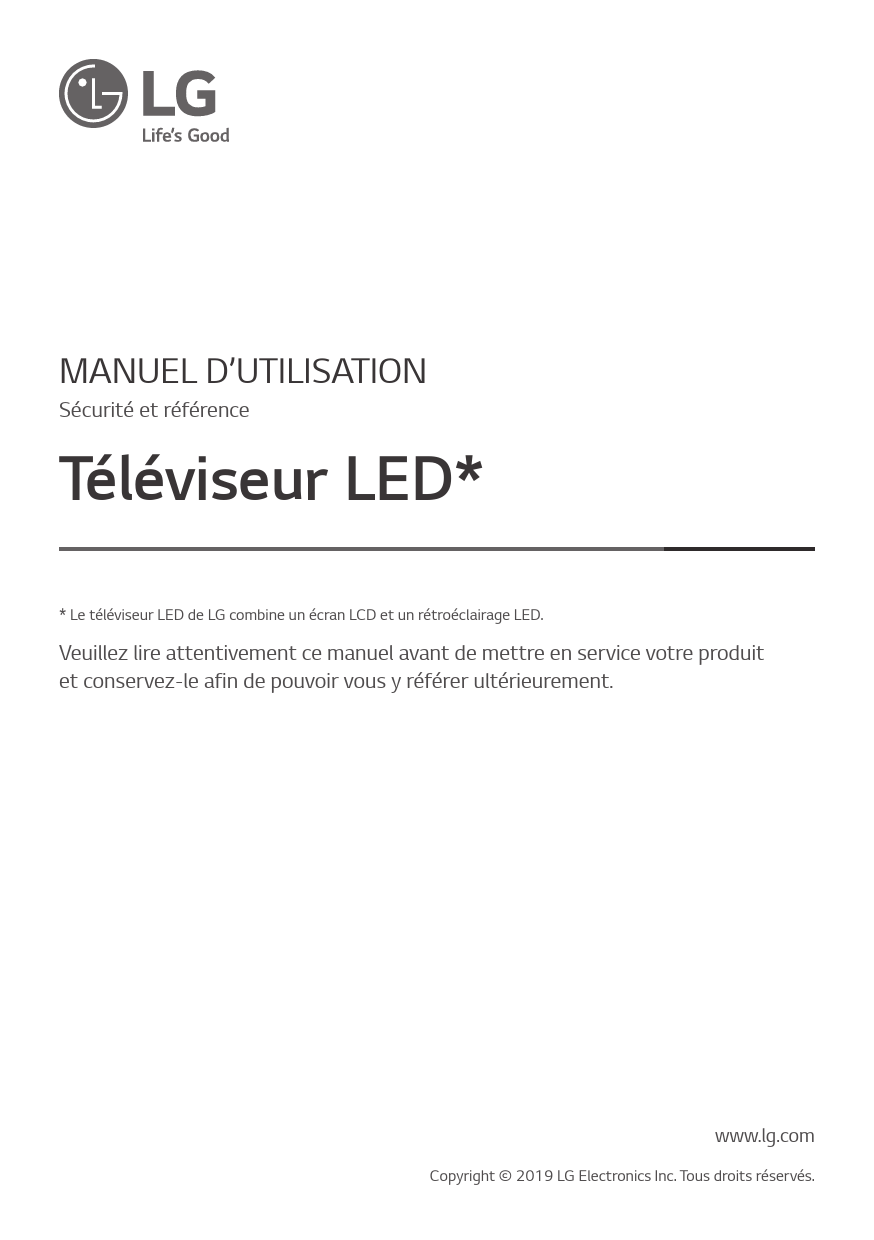 Notice LG 55SM8200 tv Trouver une solution à un problème LG 55SM8200 mode d
