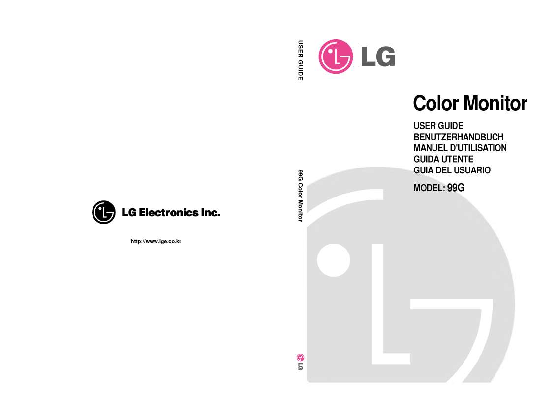 Mode d'emploi LG 99G-99G-
