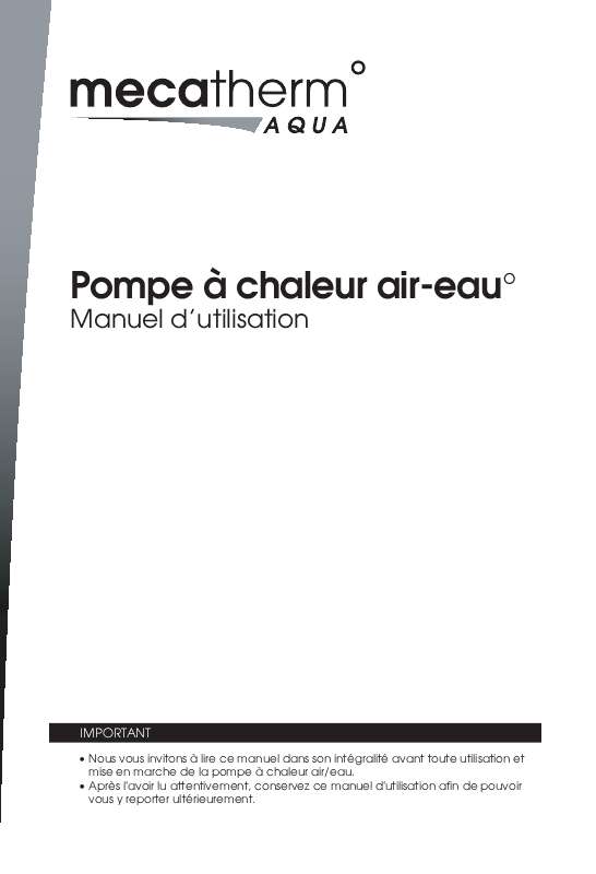 Mode d'emploi LG AHUW096AD