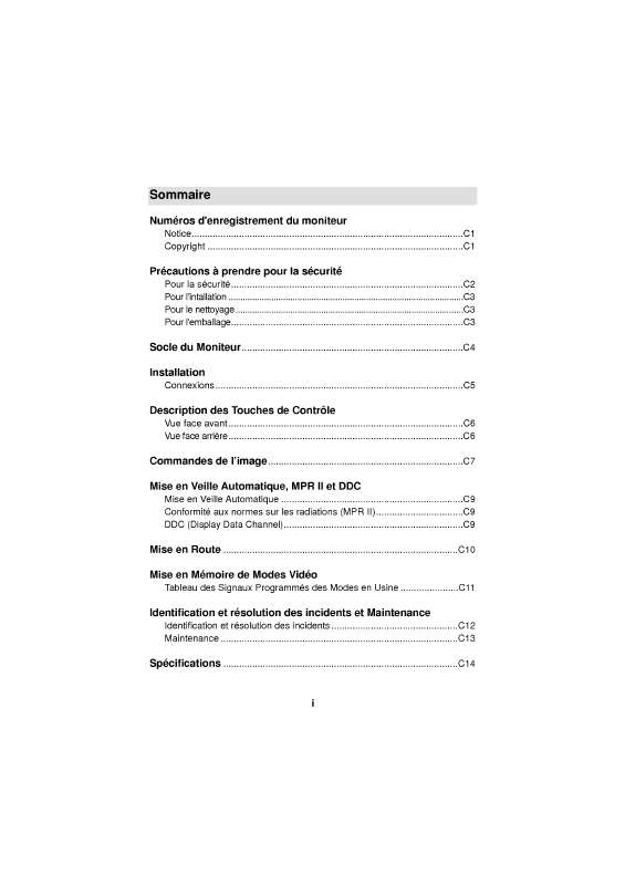 Mode d'emploi LG CB440DM