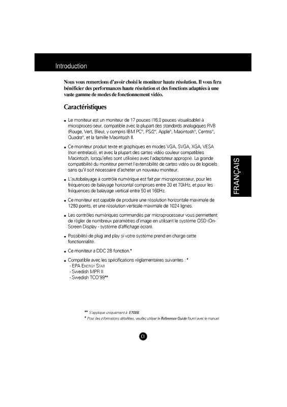 Mode d'emploi LG E700B-EB770F-EB-