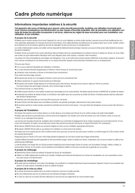 Mode d'emploi LG F1040N-PN