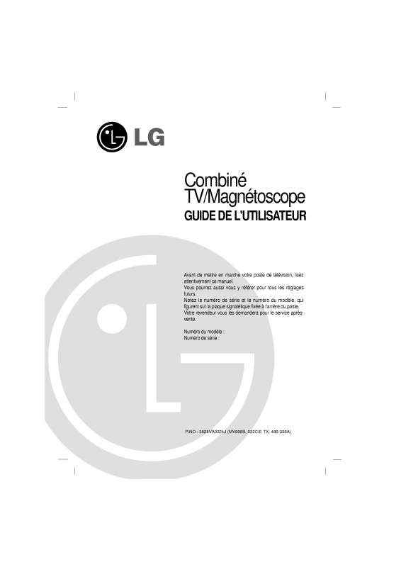 Mode d'emploi LG KL-15FA9BX