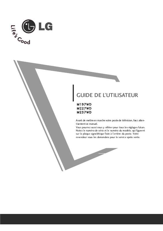 Mode d'emploi LG M197WD-PZ