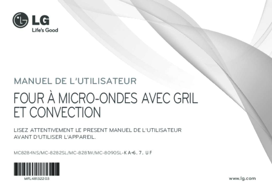 Micro-ondes combiné LG MC-8090WH - LG MC-8090WH