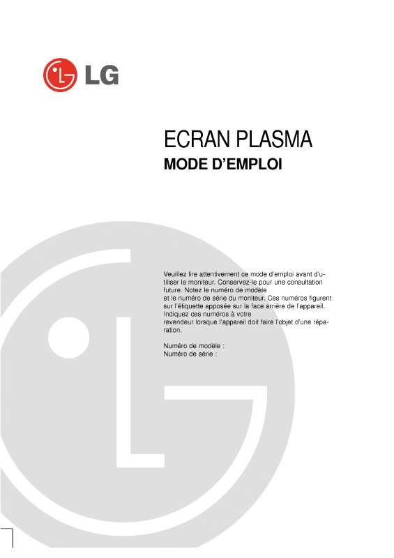Mode d'emploi LG MZ-42PZ44