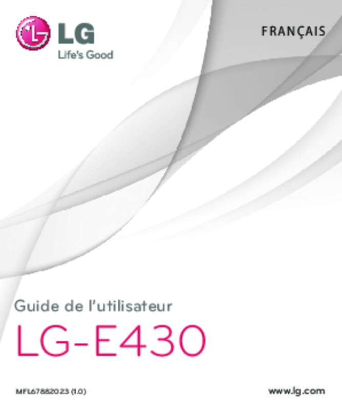 Mode d'emploi LG L3 II DS