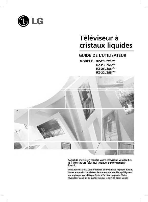 Mode d'emploi LG RZ-26LZ55