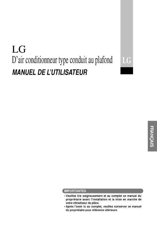 Mode d'emploi LG UB60AC