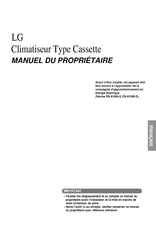 Mode d'emploi LG UT18