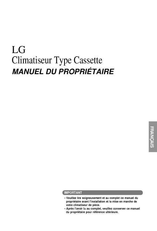 Mode d'emploi LG UU30AF UEA