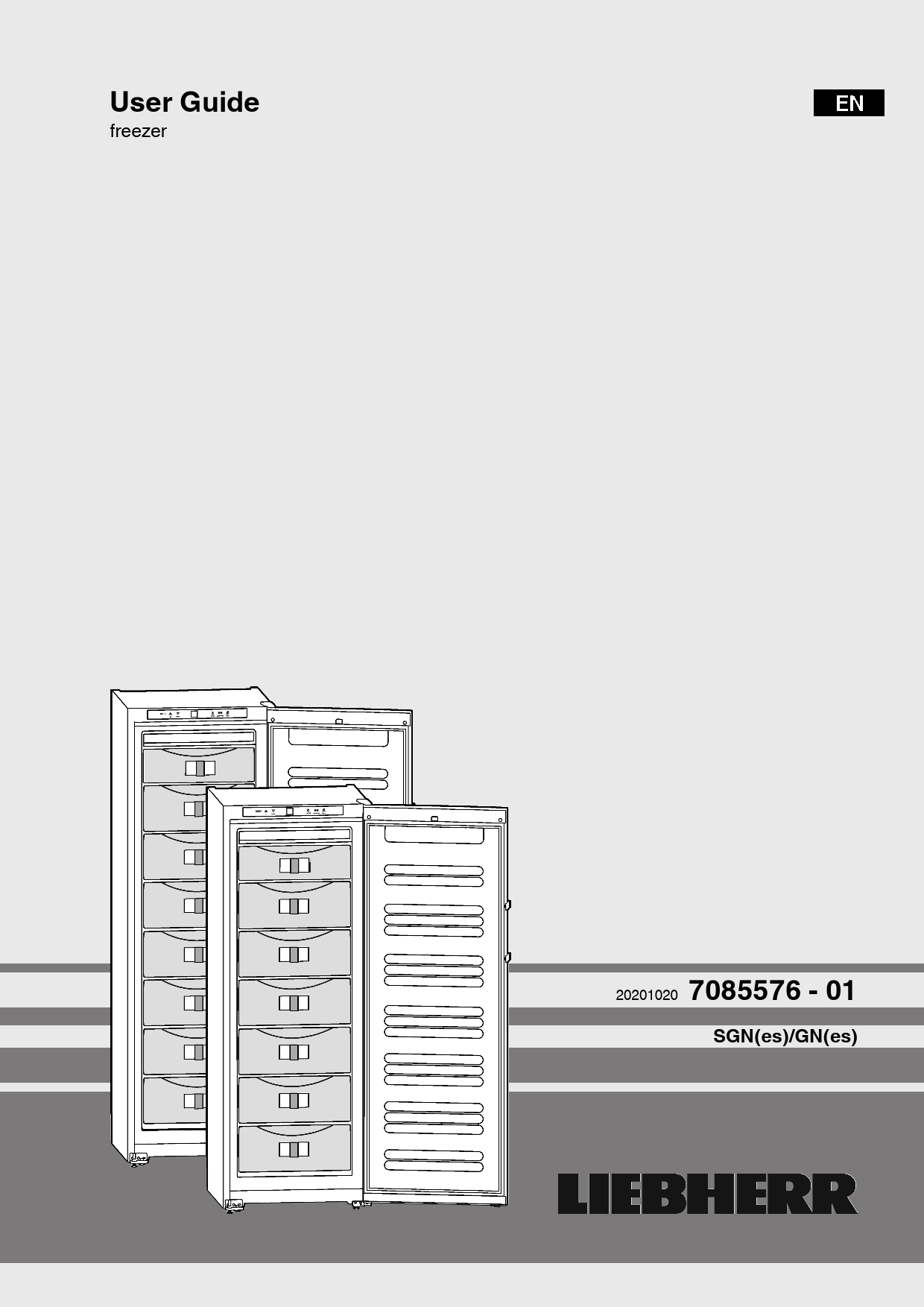 Notice congélateur LIEBHERR SGN 3010 PREMIUM NOFROST Trouver une — free download