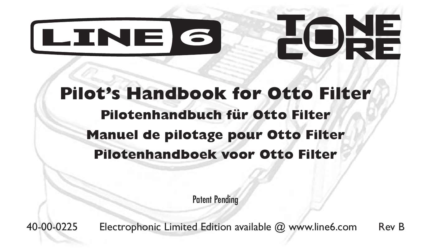 Mode d'emploi LINE 6 OTTO FILTER