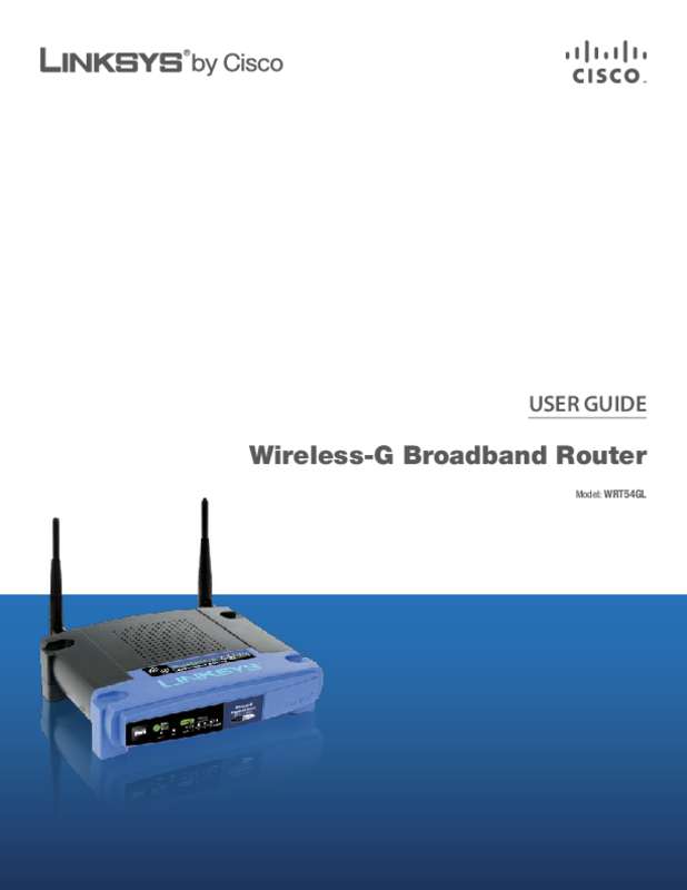 Notice LINKSYS WRT54GL routeur ou modem Trouver une solution à un