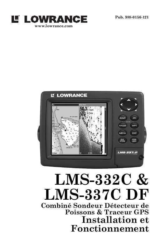Mode d'emploi LOWRANCE LMS-332C